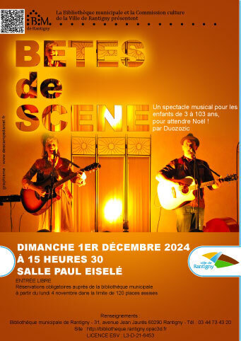 affiche betes de scene