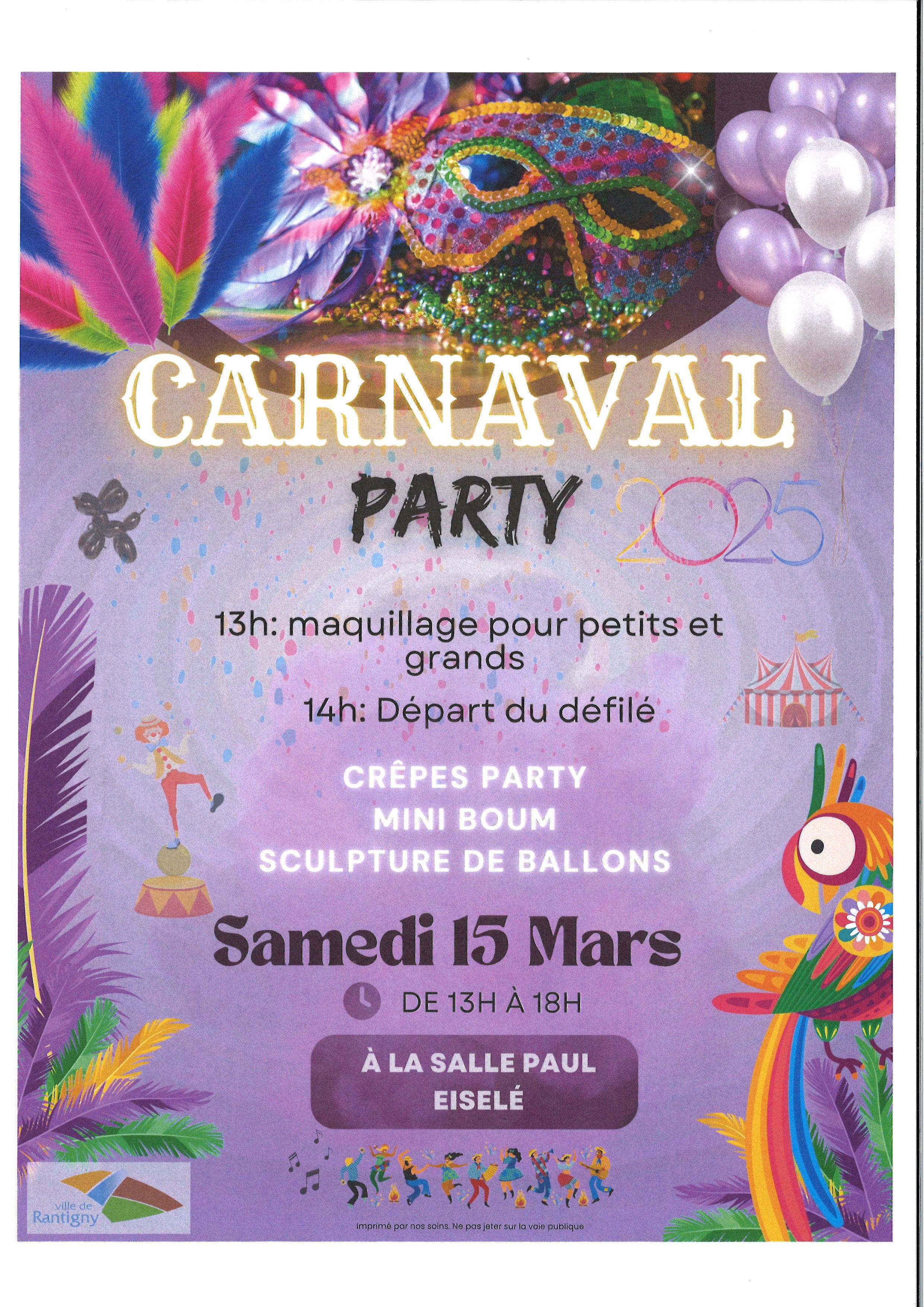 affiche carnaval 25