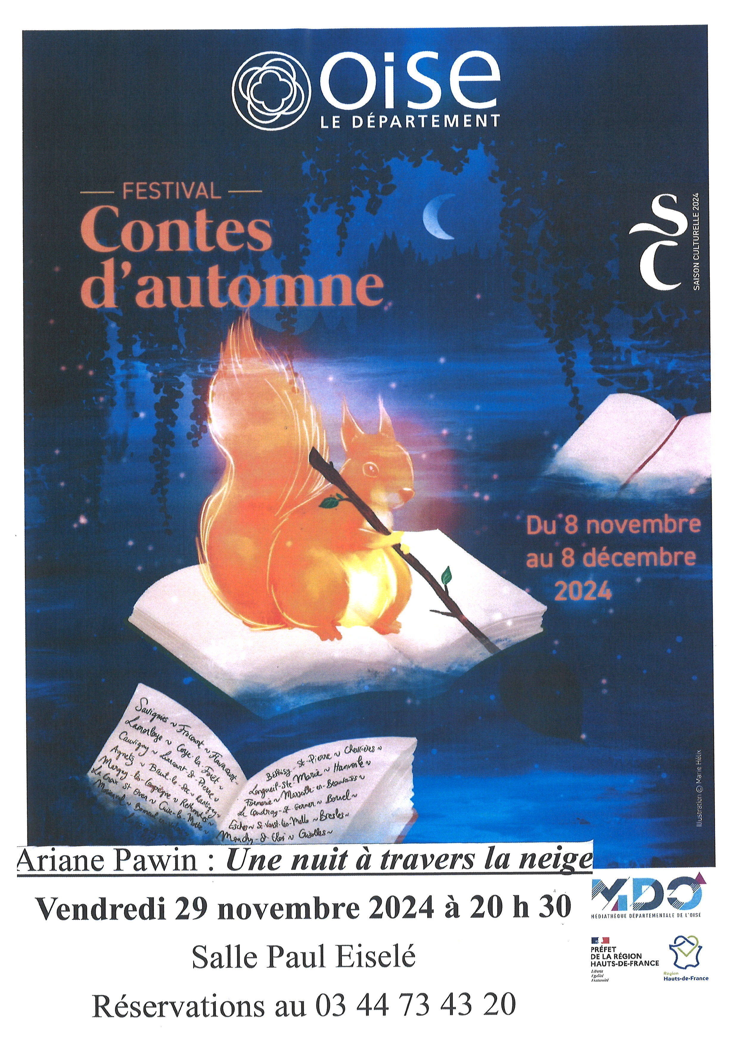 affiche conte d'automne