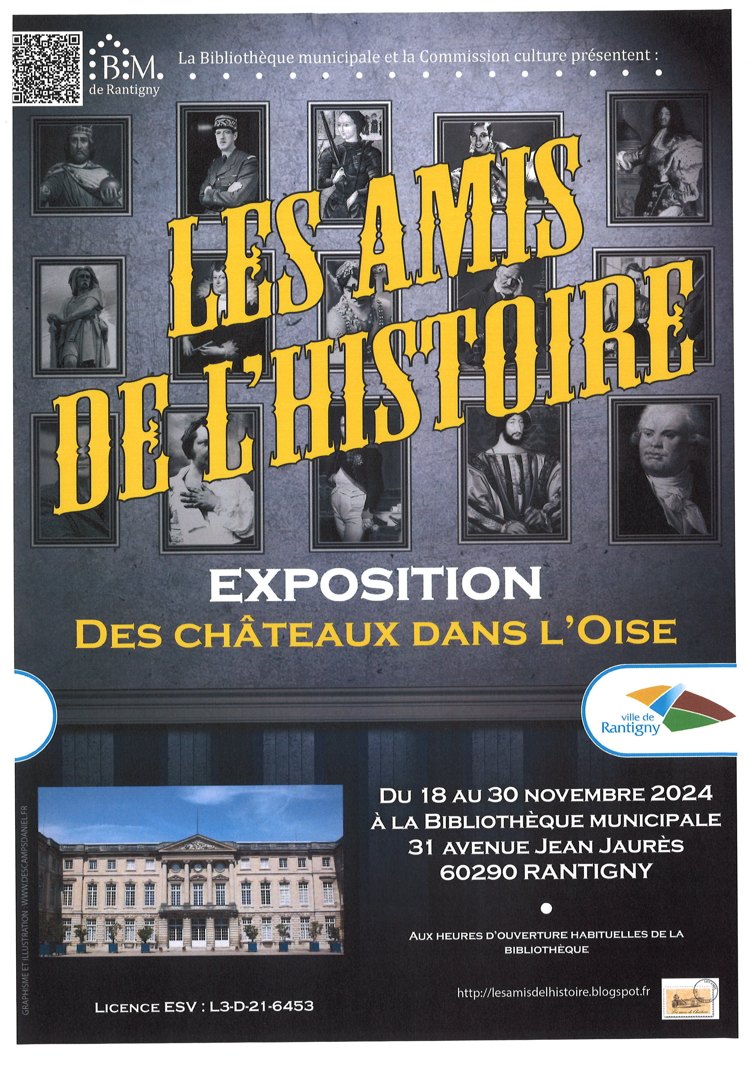 affiche les amis de l'histoire