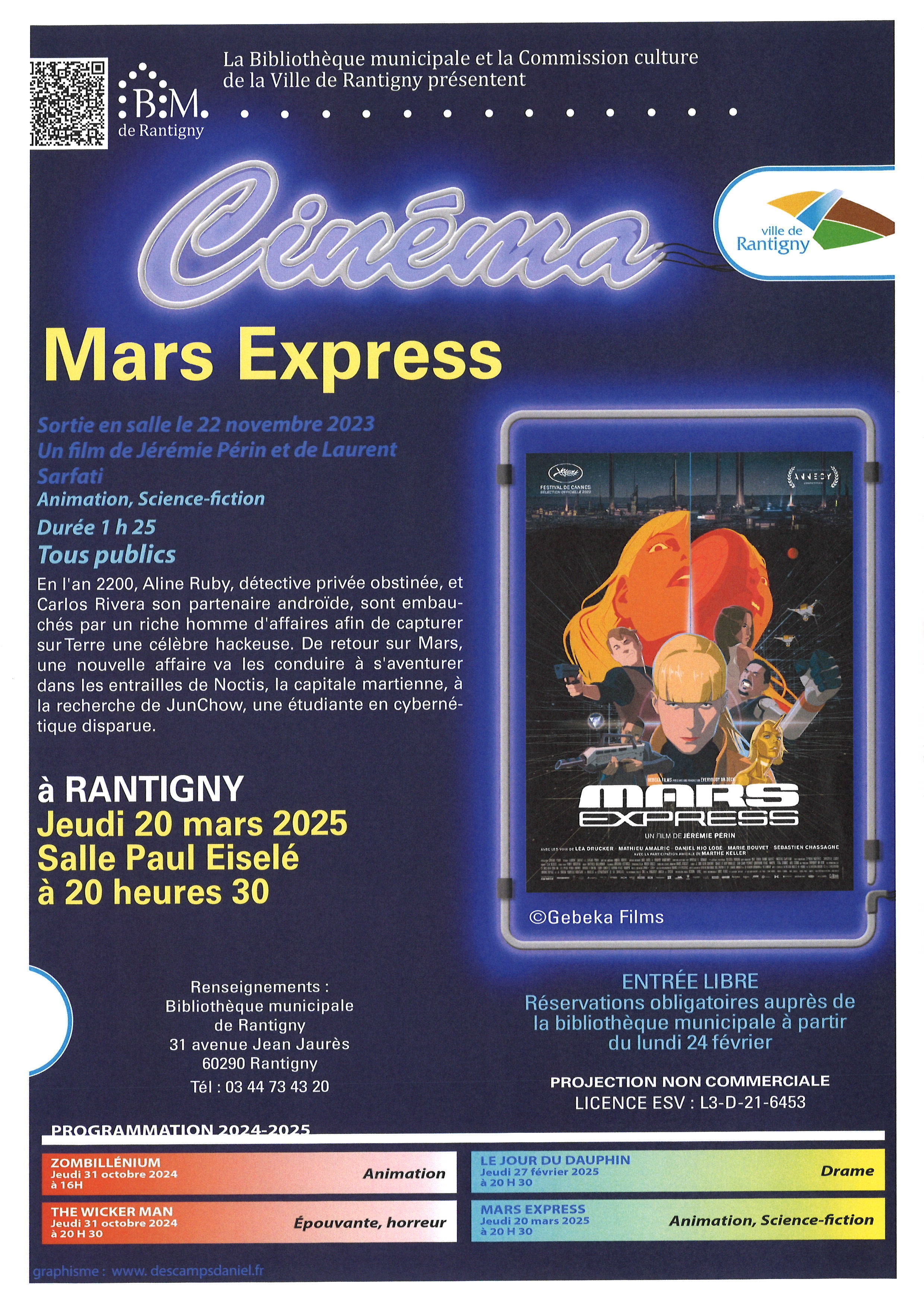 affiche mars express